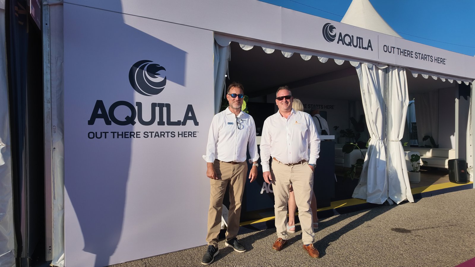 Aquila Boats stand at the Cannes Yachting Festival 2026
