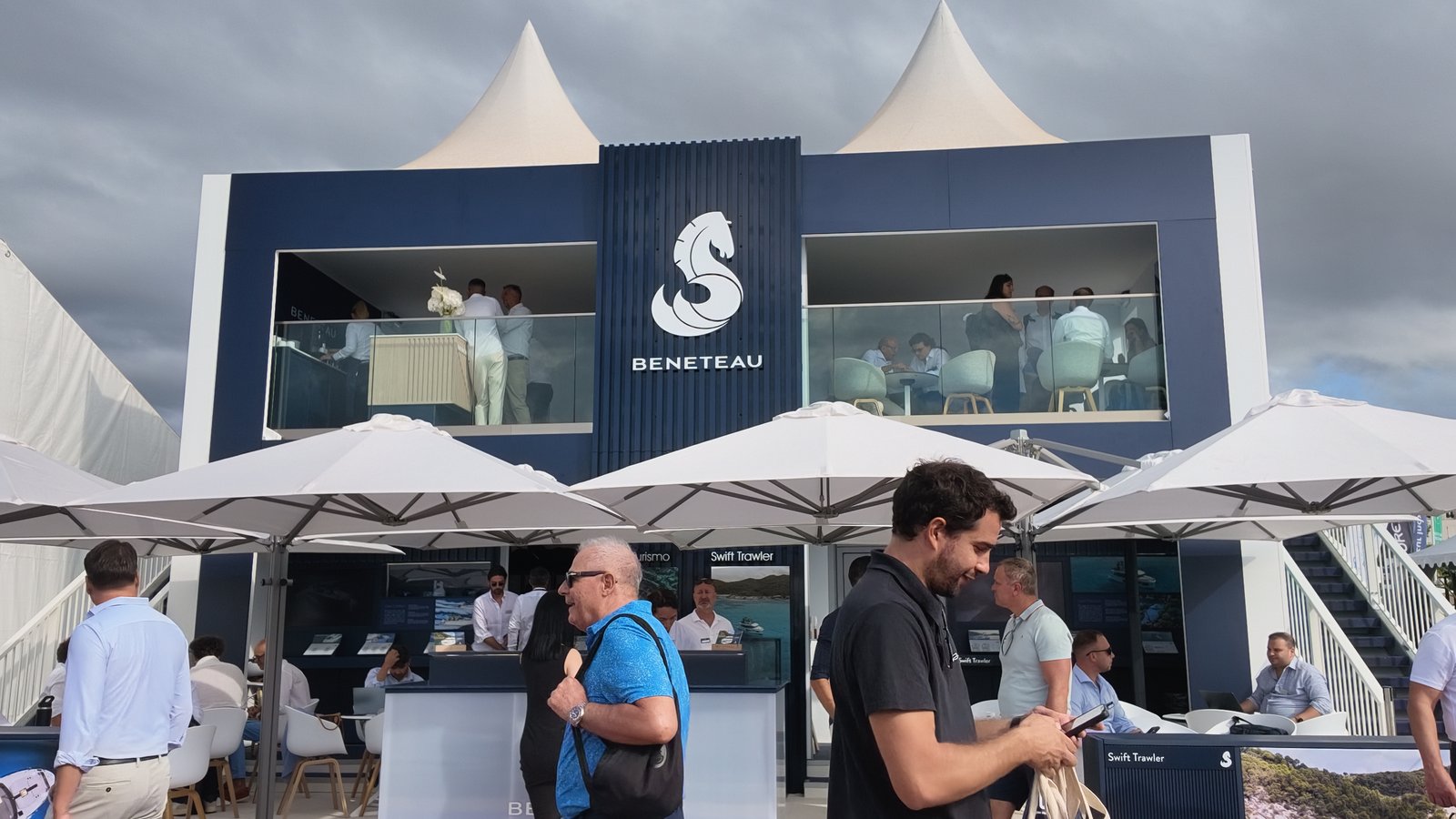 Beneteau stand at the Cannes Yachting Festival 2026
