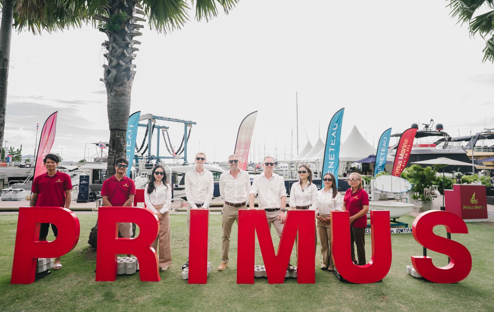 The Primus Marine team at the Beneteau Open Day